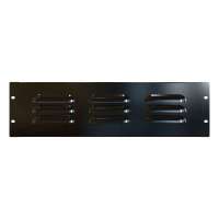 1582H6A1BK - 1582 SERIES6XFRNT 5-15R RACK OUTLET STRIP