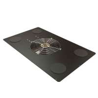 RCHS1902224LG1 - RCH SERIES13U 24.5D SOLID RACK CABINET